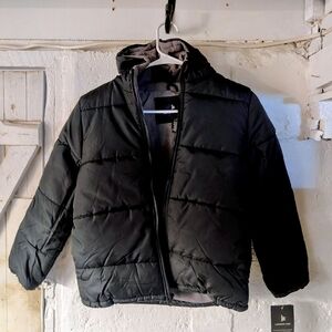 Black Kids Puffer Jacket